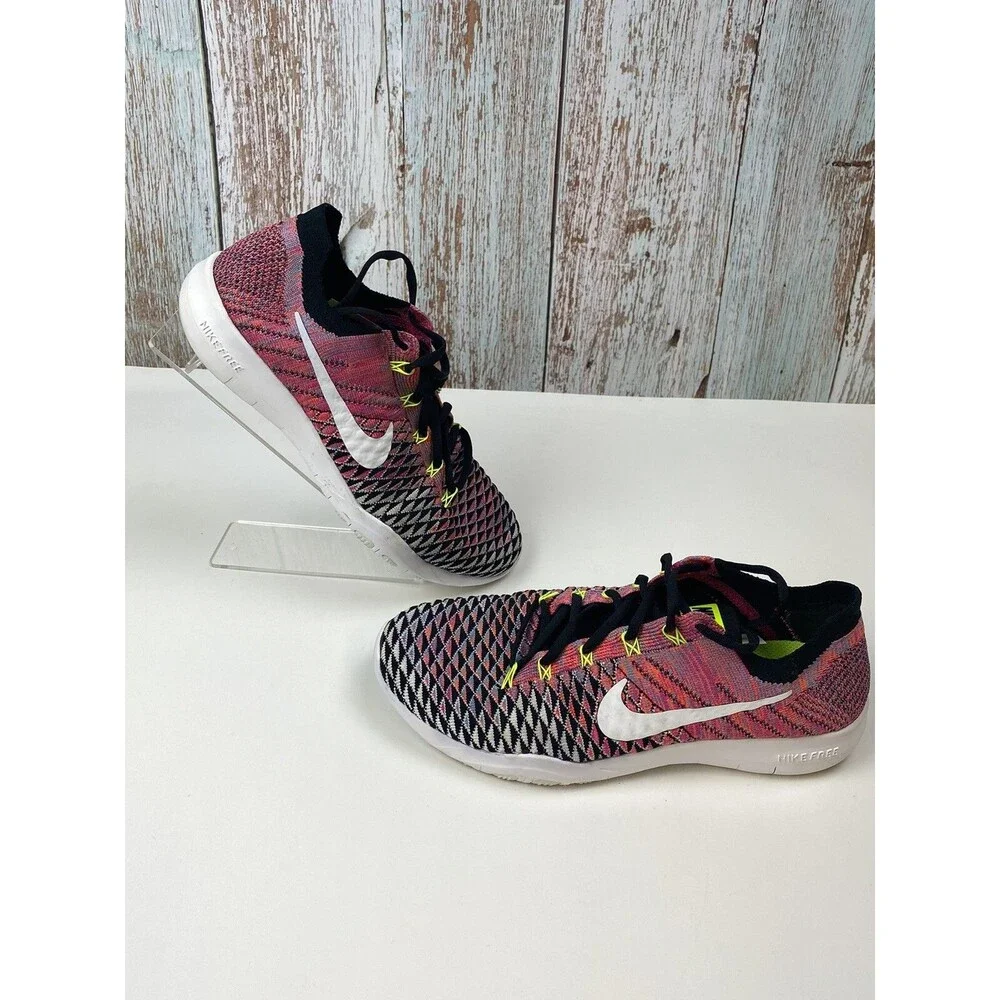 Women’s Nike Free 904658-006 TR Fly Knit Running Training Shoes Size 6.5 Pink